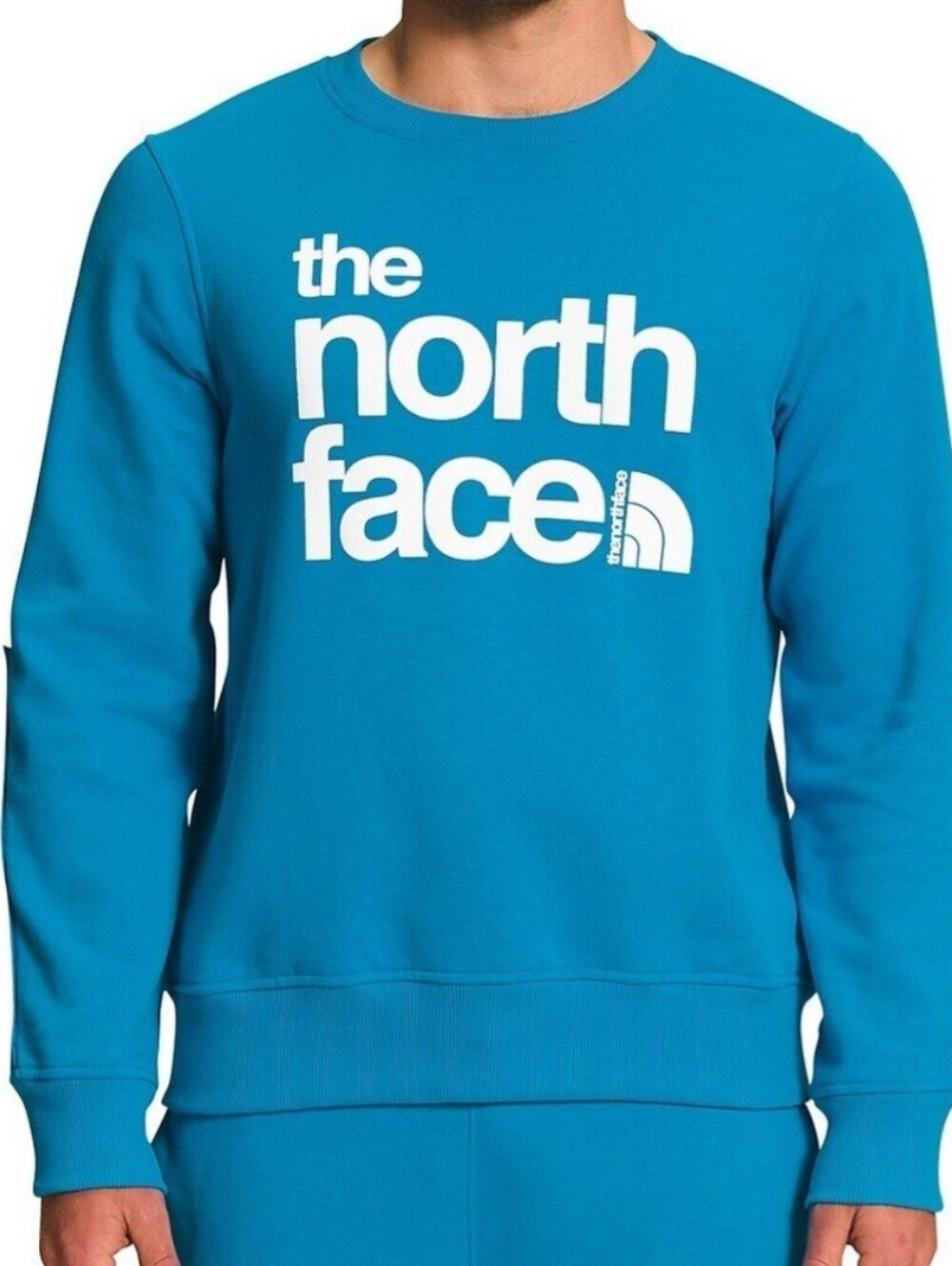 Nwot The North Face Mens Coordinates Crew Sweatshirt - Acoustic Blue - M